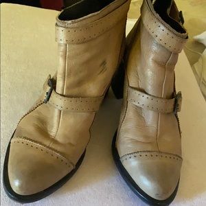 Free People Leather Ankle Booties